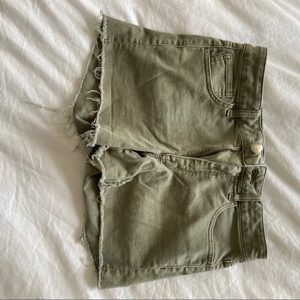 American Eagle Army Green Shorts